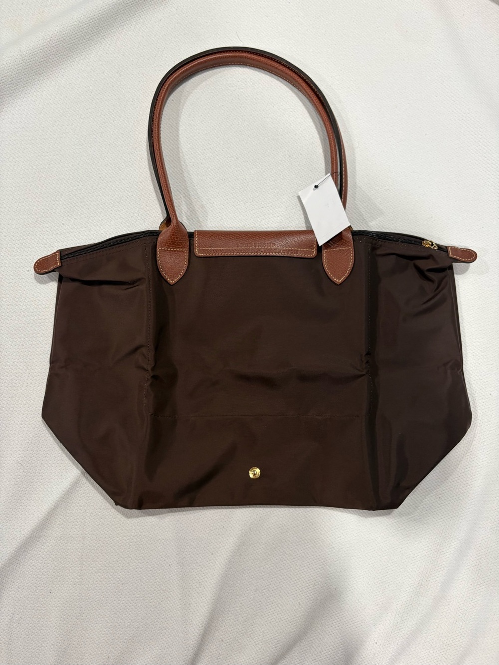 longchamp le pliage original large tote bag | color: mocha - Picture 3 of 8